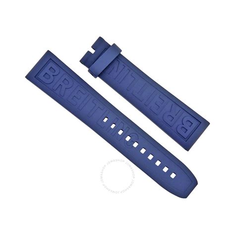 breitling 20 18 rubber strap|20mm blue rubber watch strap.